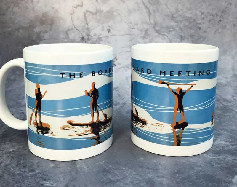 The Board Meeting - Paddle Board Mug Designed by The Northern Line